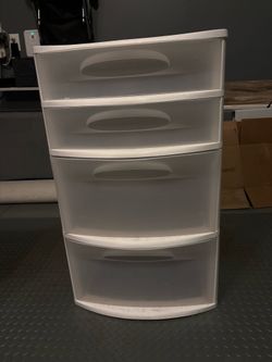 Plastic Storage Drawer Unit