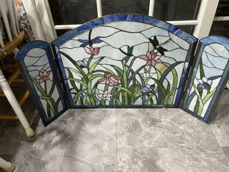 Stained glass partition