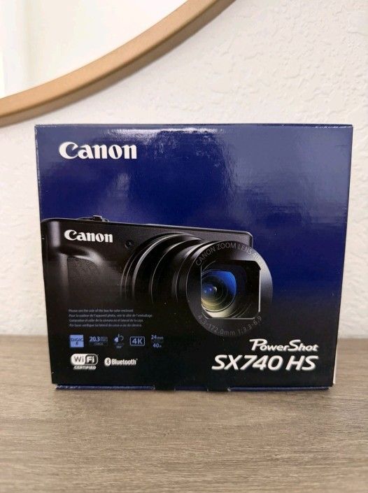 NEW Canon PowerShot SX740 HS 20.3MP Compact Digital Camera - Black