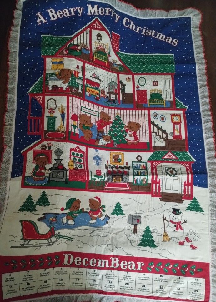 Antique Christmas Calendar