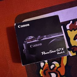 Canon G7X mark ii (2) Digital Camera 