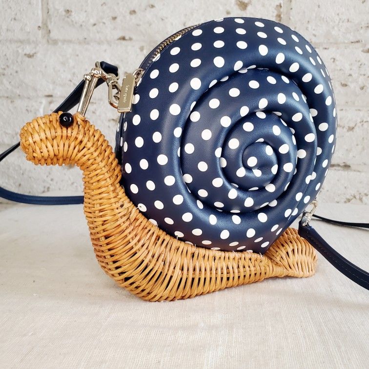 Kate Spade | Enchanted FOREST | Wicker SNAIL PURSE