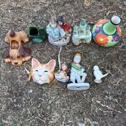Lot Of Vintage Porcelain Variety Figures