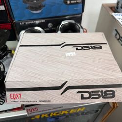 DS18 7-Band Stereo Equalizer/Crossover for $120. Brand new in box—upgrade your car audio system with better sound control. Located in Ceres, CA. Insta