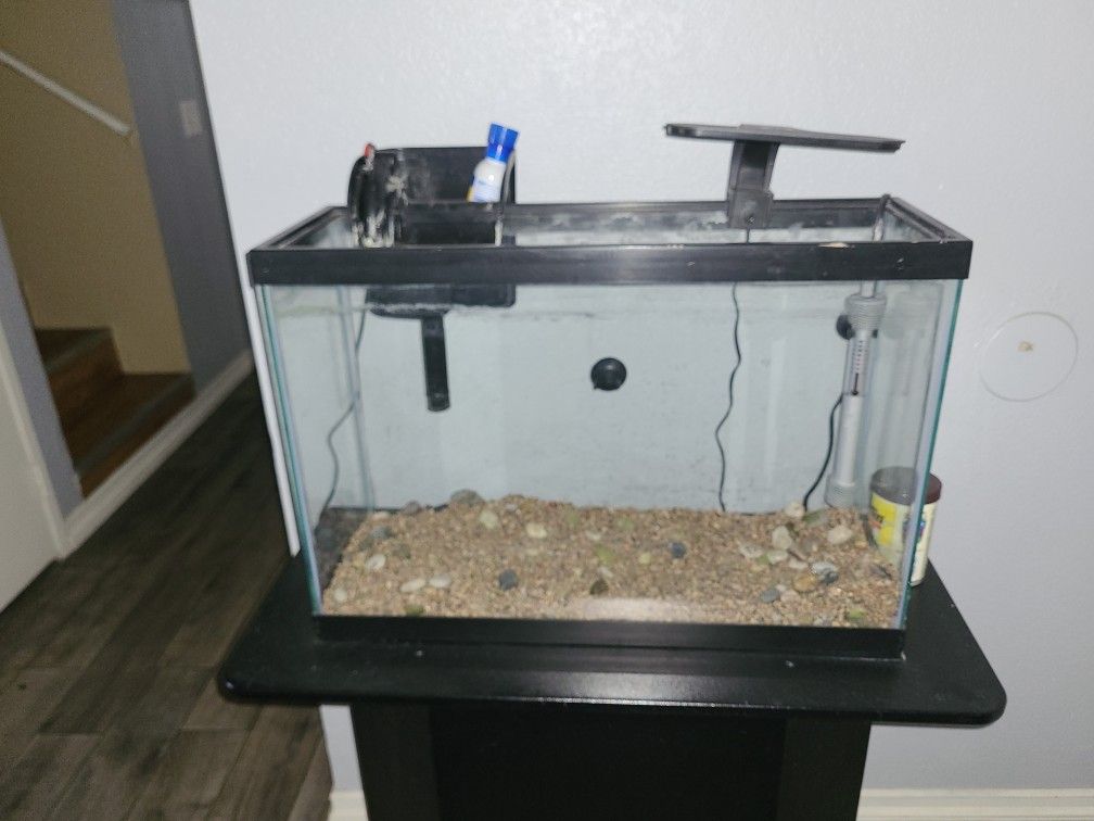 Fish Tank, Light Filter System Decorations Rocks