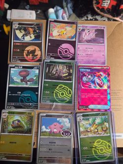 Chinese and Korean Pokémon Cards
