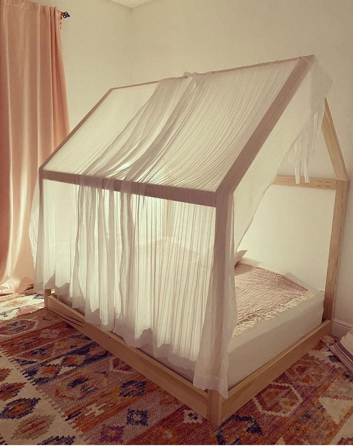 Wooden House Bed frame FULL SIZE Platform