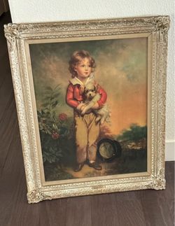 Beautiful Framed Victorian Era Painting