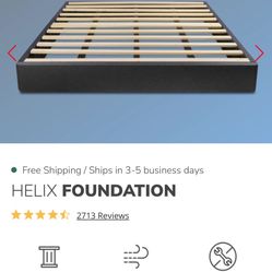 Queen bed frame foundation 