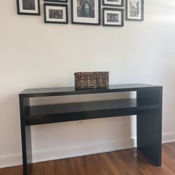 Modern Black Console Table / Entryway Table
