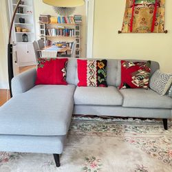 Sectional Couch For Sale (Like New, Studded)