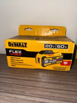 NEW DEWALT DCB615 FLEXVOLT 20V/60V MAX 15.0Ah Battery – Sealed