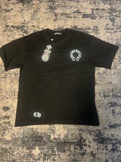 Chrome Hearts Black Graphic T-Shirt with Tags