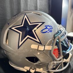 Emmitt Smith And Michael Irving Authentic 