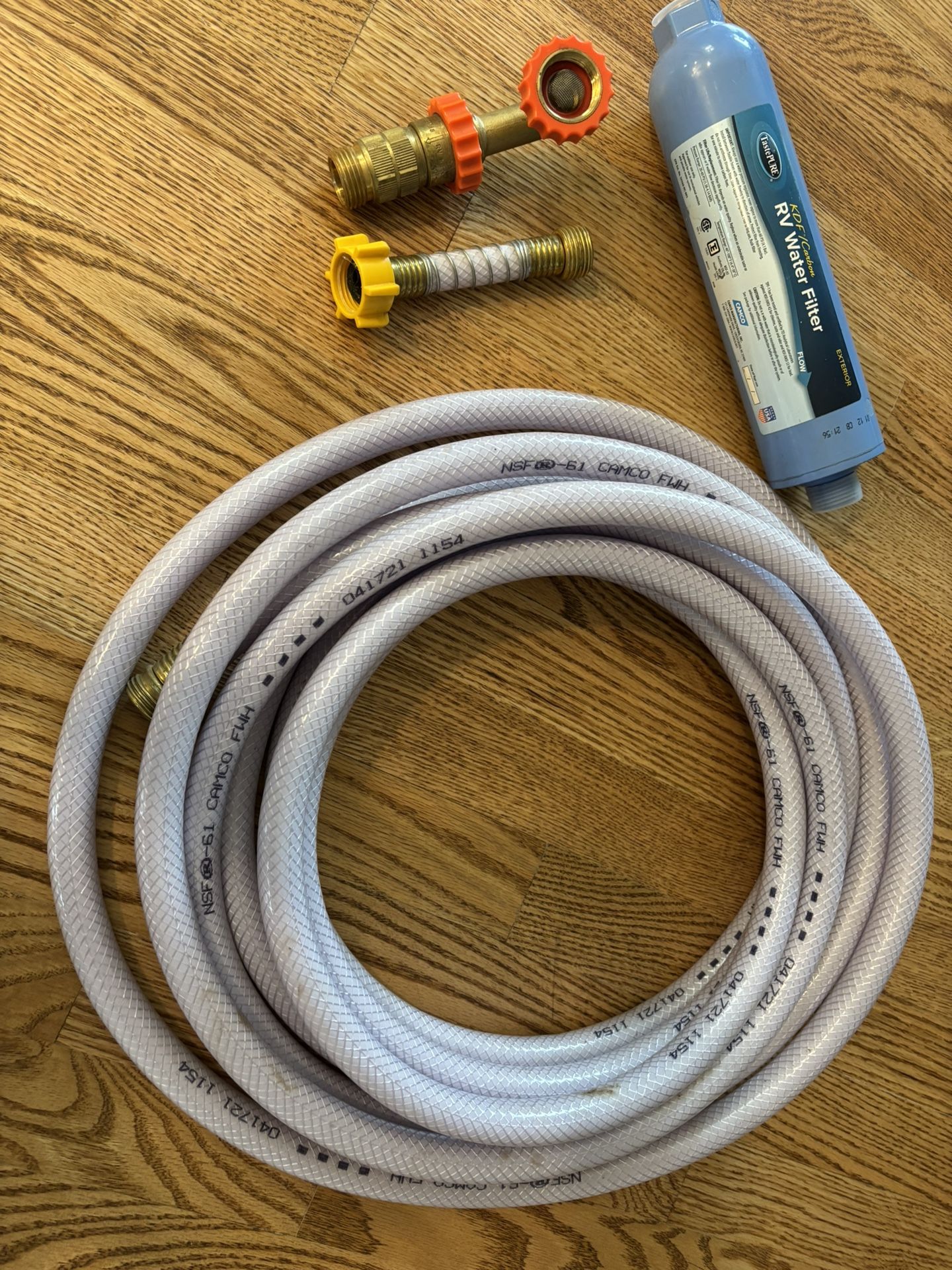 Travel Trailer water System Hose And Filter