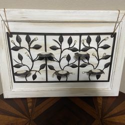 Rustic Wall Candle Holder 