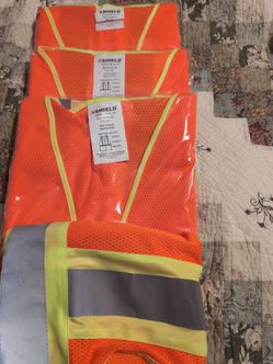 XShield High Visibility Safety Vests 2XL – Lot of 3