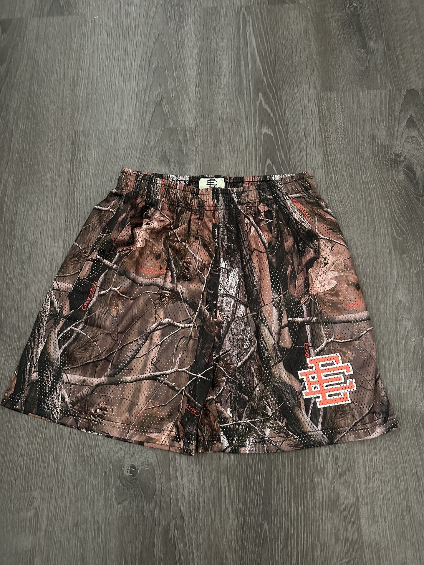 1:1 EE shorts - Camo orange