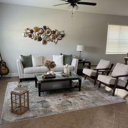 warm and cozy living room 