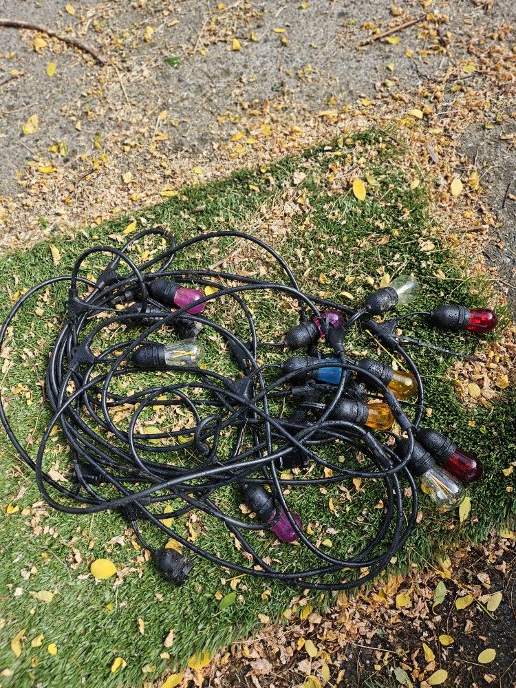 2 Rolls Of 48 Ft Outdoor Lights Waterproof