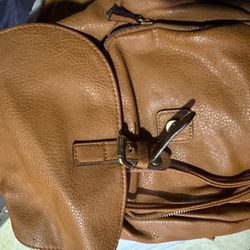 Brown Backpack 