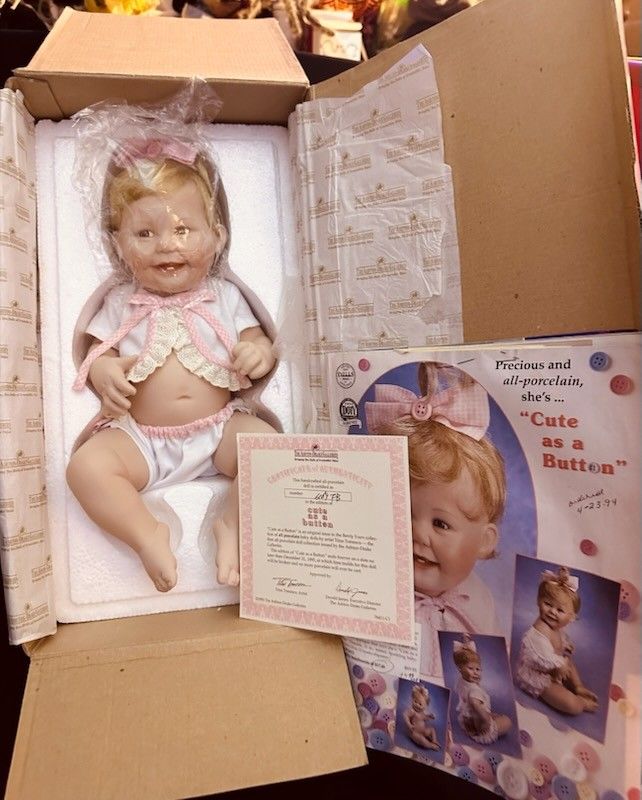 Ashton Drake Cute As A Button Doll