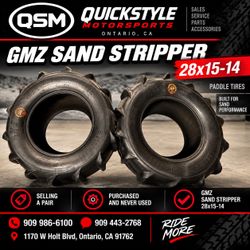 GMZ SAND STRIPPER HP REAR PADDLE TIRES (pair)28x15-14