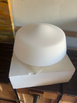 Sea Gull Lighting Large Frosted Glass Pendant Light – Open Box