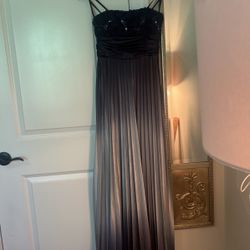 Strapless Dress w/ Satin 