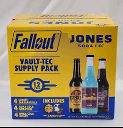 Jones Soda x Fallout Vault-Tec Supply Pack Sealed Costco Exclusive 