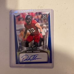 Drake Thomas Autographed Card