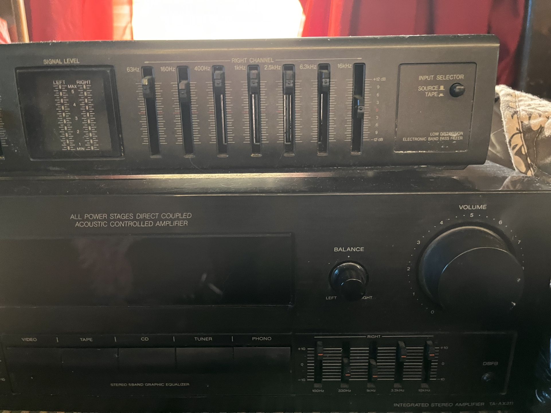 Sony Acoustic Controlled Amp TA AX311