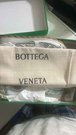 bottega veneta silver and white