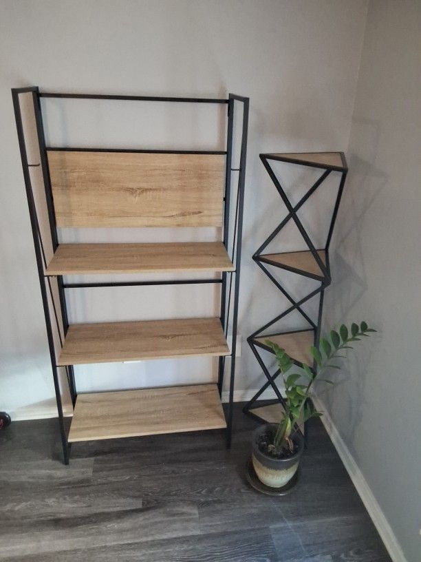 Metal/ Wood Shelves