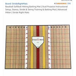 Baseball Softball Hitting Batting Mat 