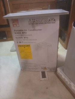 Air conditioner portable stand-up unit