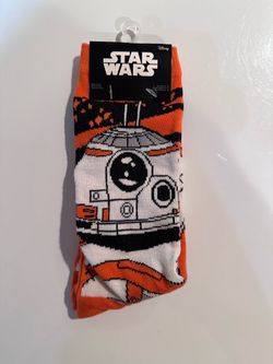 Loot Crate Wear Star Wars BB-8 Droid Adult Crew Socks HYP Size 6-12
