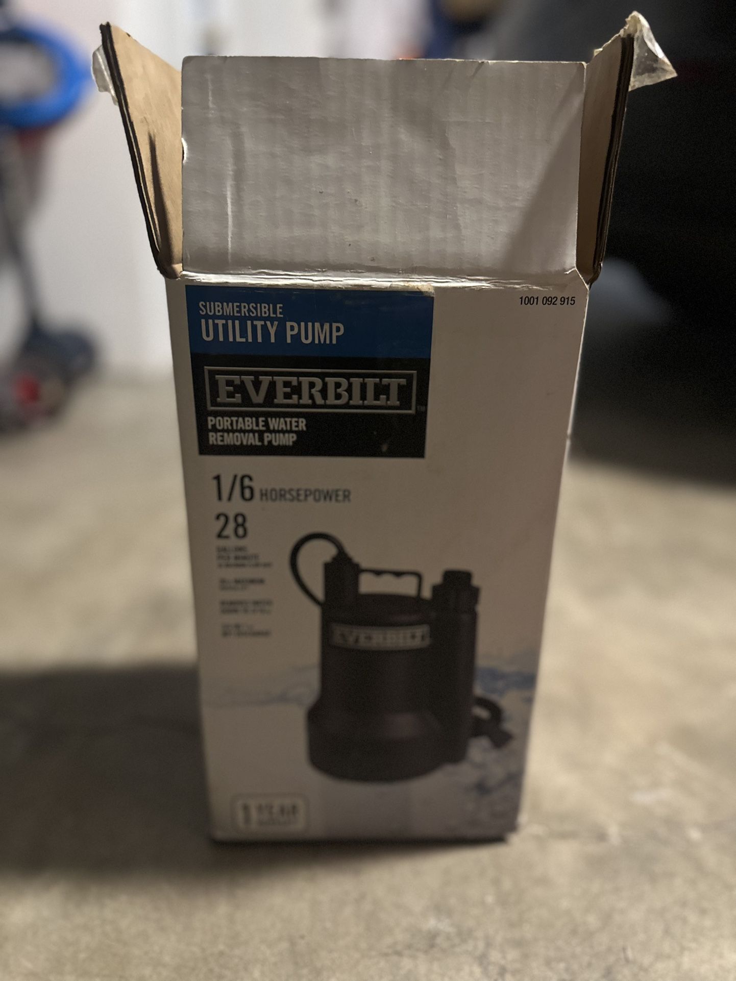 Everbuilt Portable Submersible Utility Pump