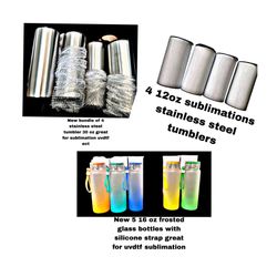 New sublimation tumblers uvdtf