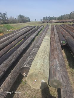20 to 35ft utility poles delivery!