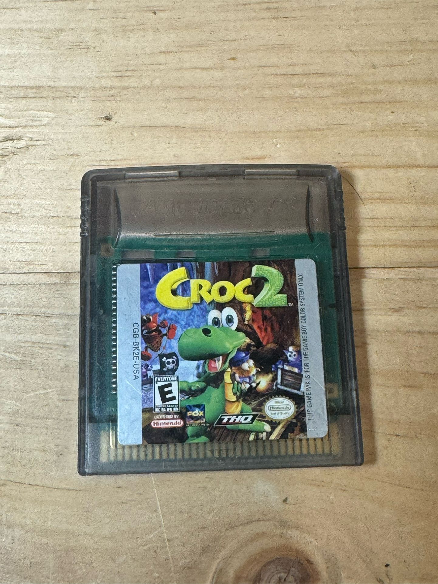 Vintage Nintendo CROC 2 for GameBoy Color GBC