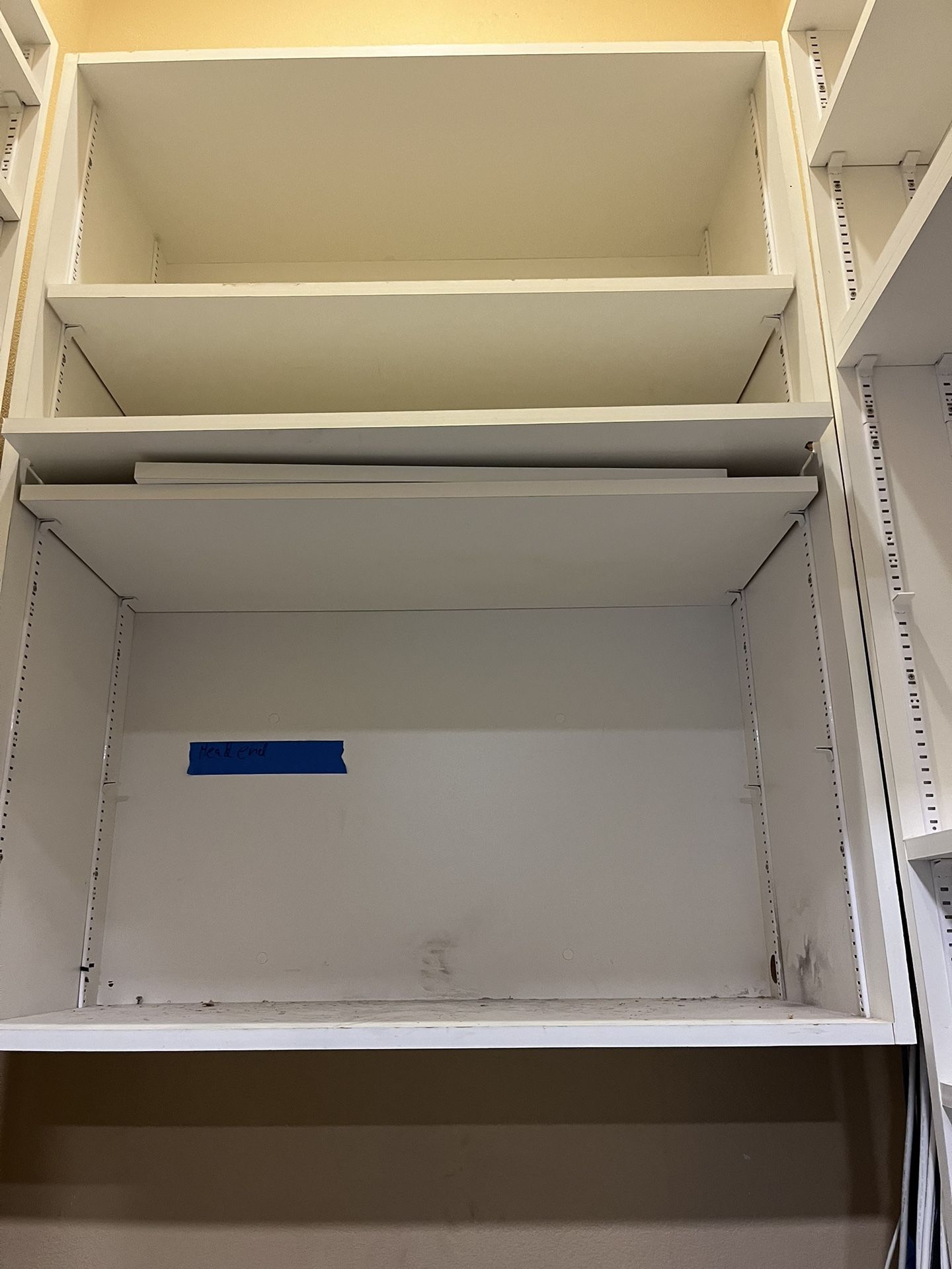 Shallow White Storage Cabinets Garage Kitchen