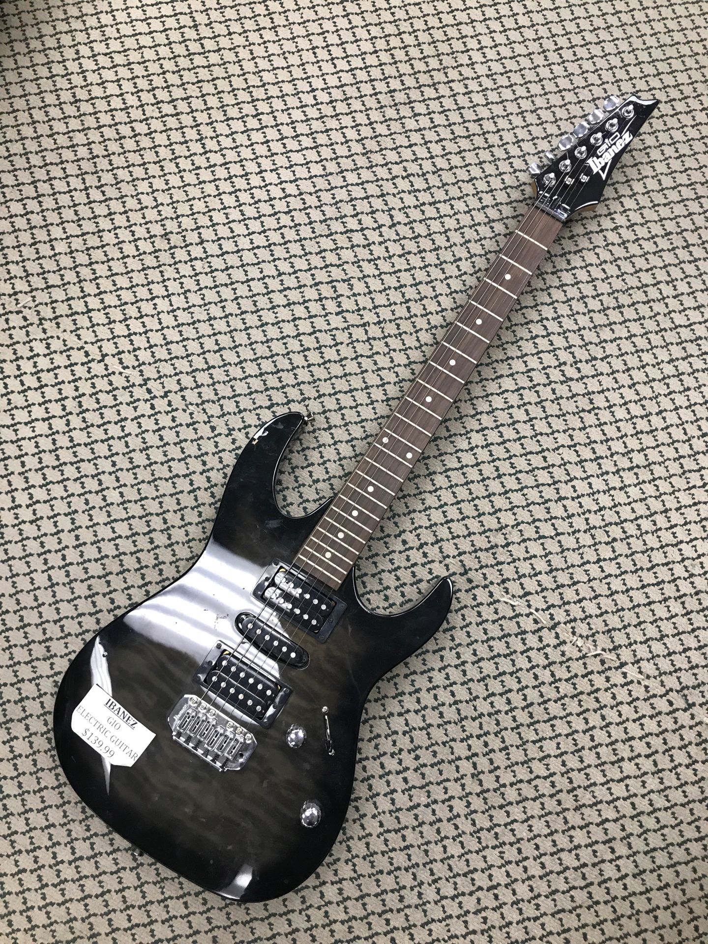 Black Gio Ibanez Electric Guitar