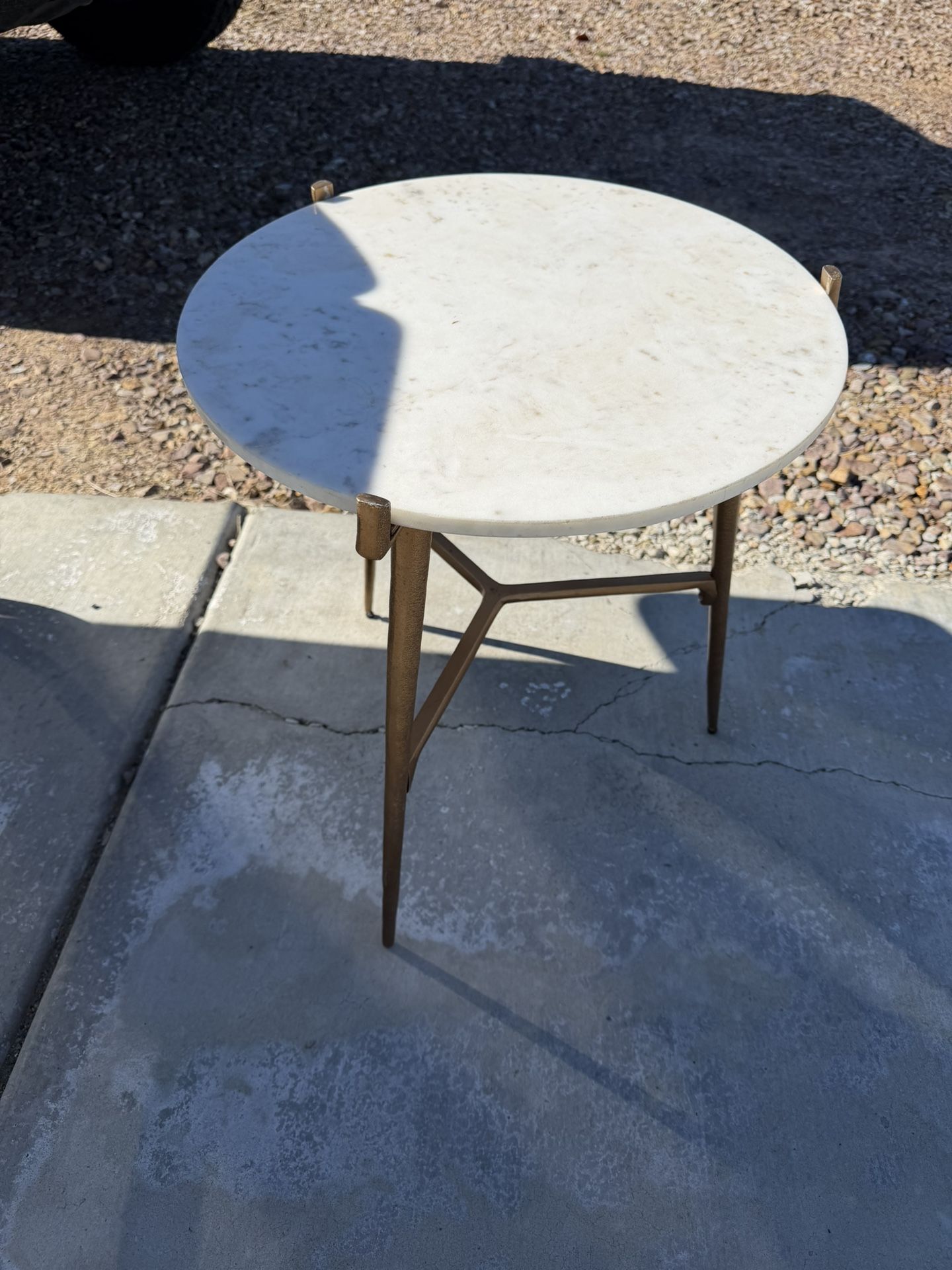 Marble Side Table 