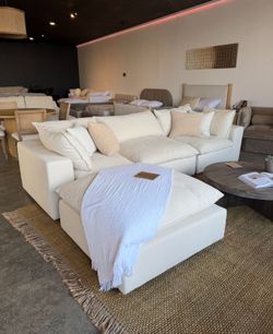 RH Style Modular Sofa, Down-Feather Seating, New