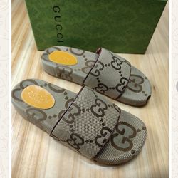 Gucci Canvas Slide