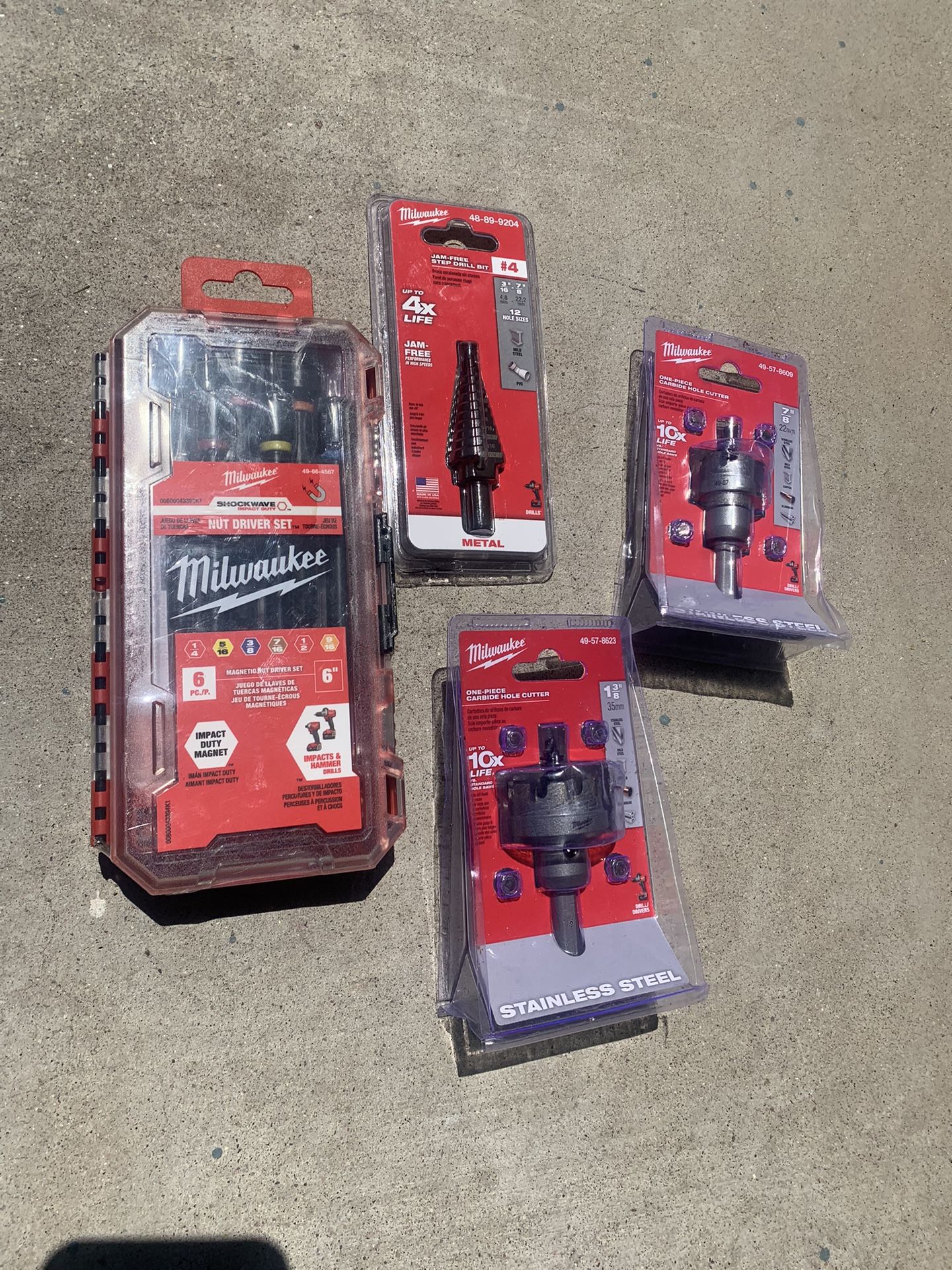 Milwakee Drill Bit Lot