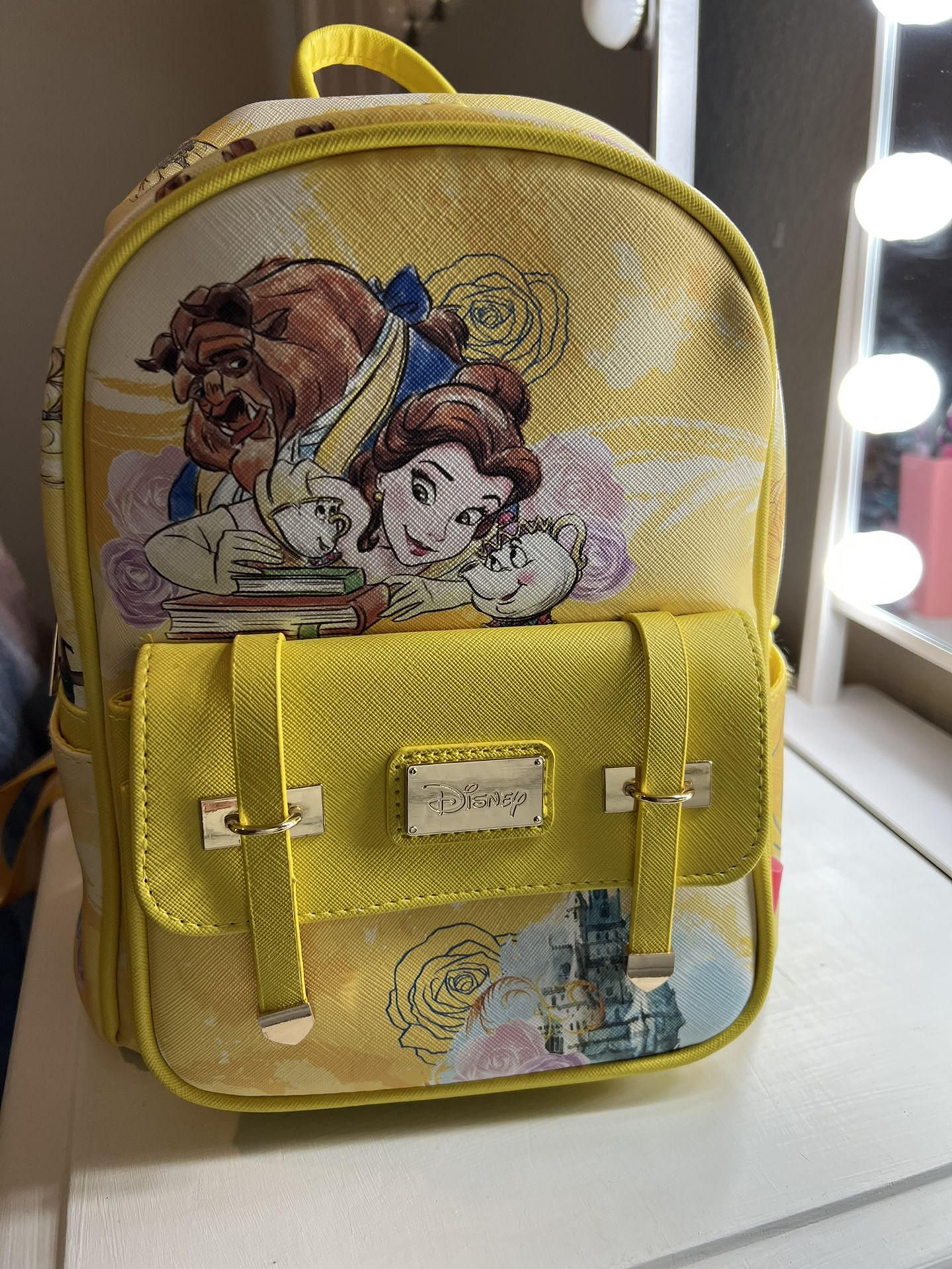Beauty And The Beast Yellow Backpack 
