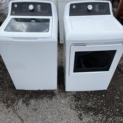 GE Washer & Dryer / Lavadora Y Secadora 