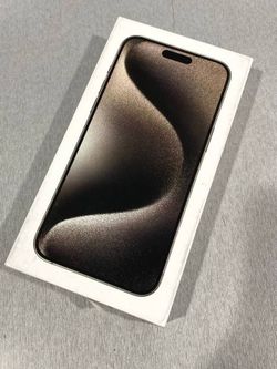 iPhone 15 Pro Max Unlocked 512GB Natural Titanium - New Sealed